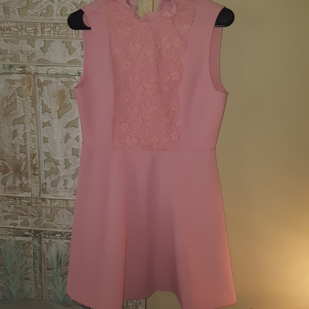 Zara stunning pink mini dress.